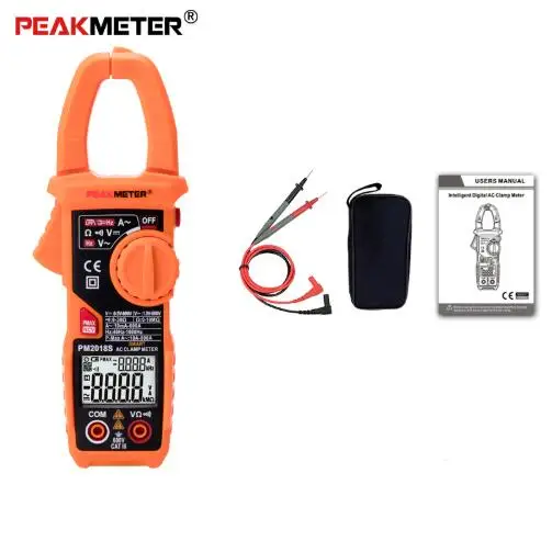  Цифровой измеритель-зажим PEAKMETER PM2018S портативный смарт-тестер сопротивления и цепи переменный постоянный ток 600