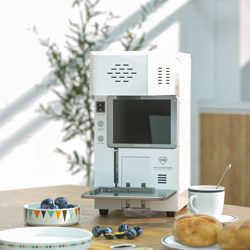 2022 Newest Mini Automatic 20W TBK 958F Laser Machine For IPhone 8 X 12 13 Pro Max Repair Broken Laser Iphone Back Glass Removal