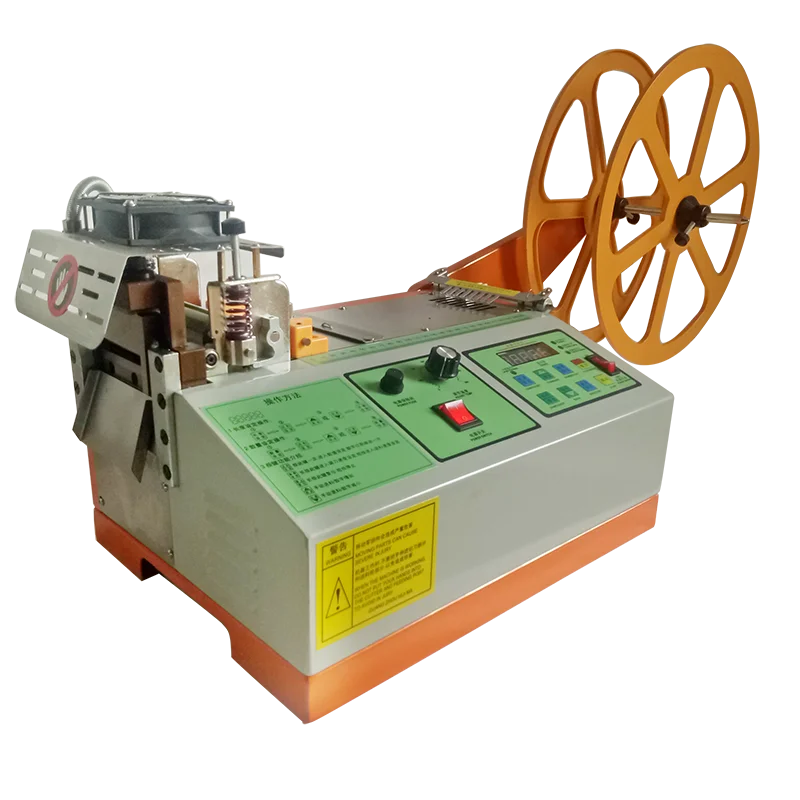 Горячая Распродажа 140 мм автоматическая многофункциональная лента Маскировочная маска лента петля для ушей машина для горячей и холодной резки ленты