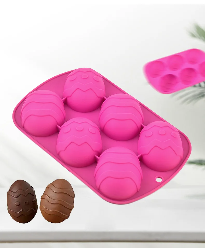 Qimeng Amazons Best Selling Products Kitchen Gadgets Silicon Mold For Cake Decoration Easter Egg Cake Mold