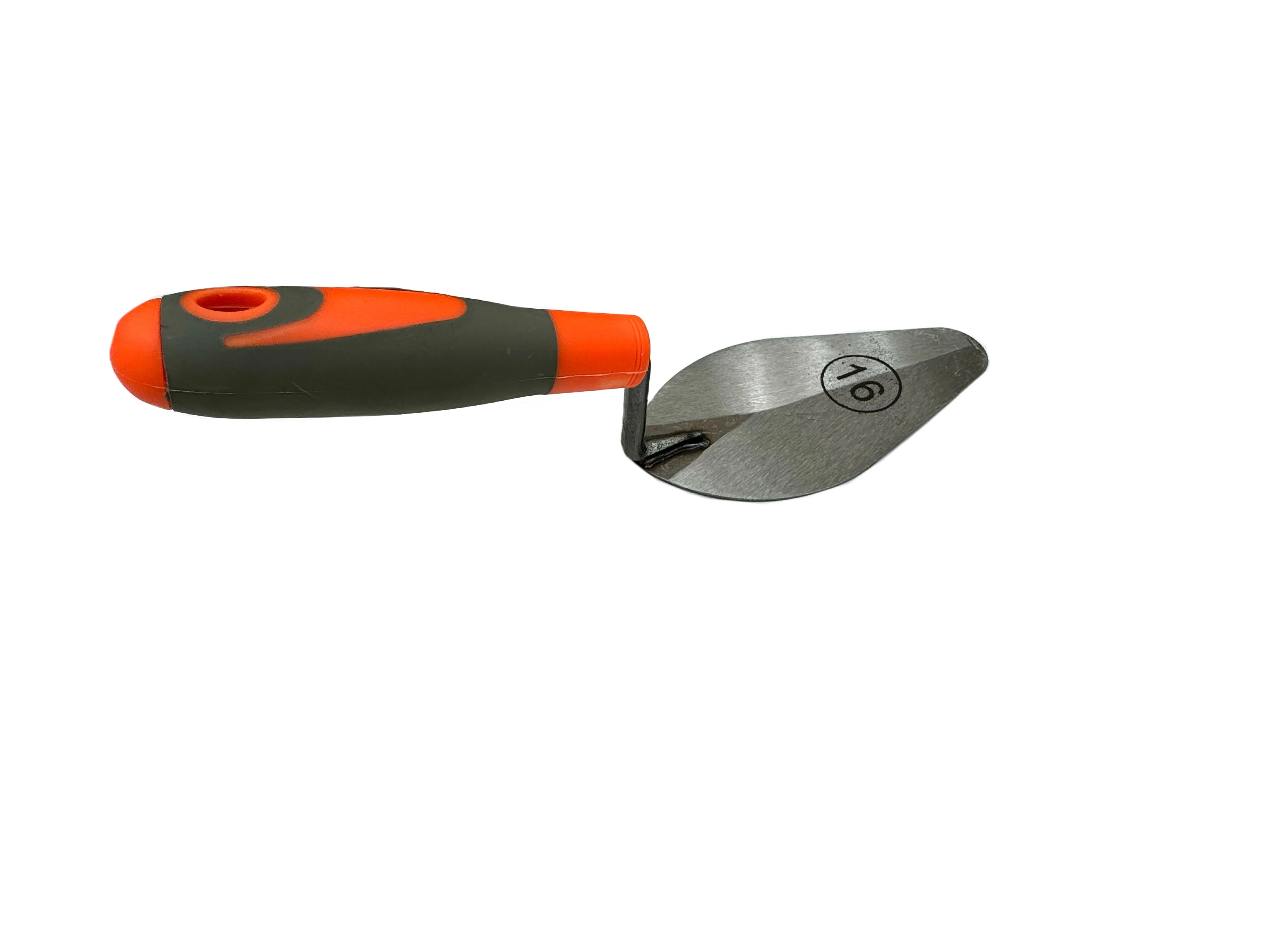 GK-K019  Rubber Handle Steel Blade Bricklaying Trowel Concrete Tool Trowel Used for Building Construction Site Decoration
