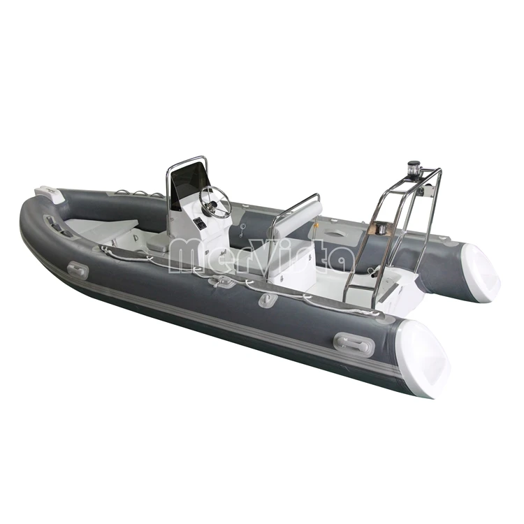 CE 17ft RIB520 Hypalon RIB Sailing High Speed Inflatable Boat With roll bar