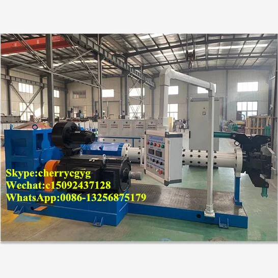 Mitsuba rubber sheet extruder machine with control panel of temperature and pressure