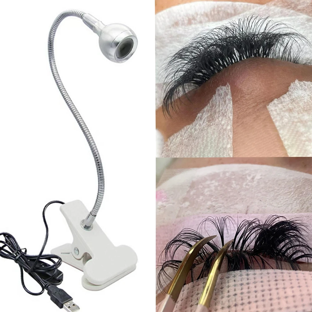 UV eyelash glue Lash Beauty Salon Professional Led Light Eyelash Rechargeable Lamp Uv Lash Lamp System For Uv Glue