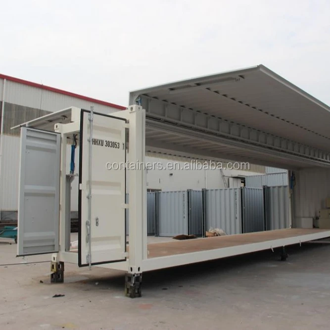 40ft side open flying shipping container
