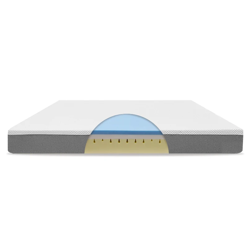 Настраиваемый 10-дюймовый охлаждающий гелевый матрас с эффектом памяти королевского размера со съемным чехлом