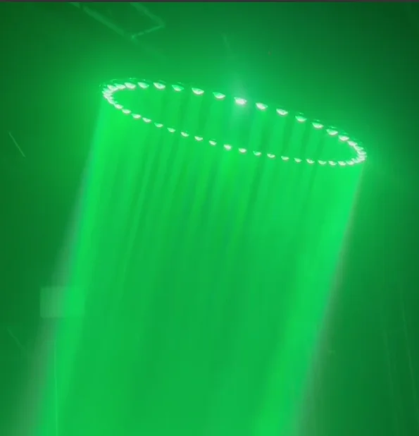 1M led rgbw circle dmx ring effect light with lifting machine disco stage beam bar colorful lighting for disco