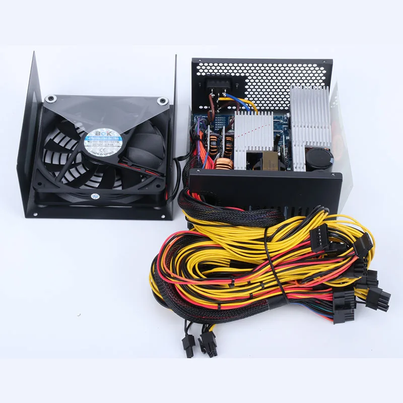  2600W Rated PC Power Supply 2400W Computer 8 GPU Server for Crypto-mining Rendering Equipment (8PIN+6PIN) *3 (4).jpg