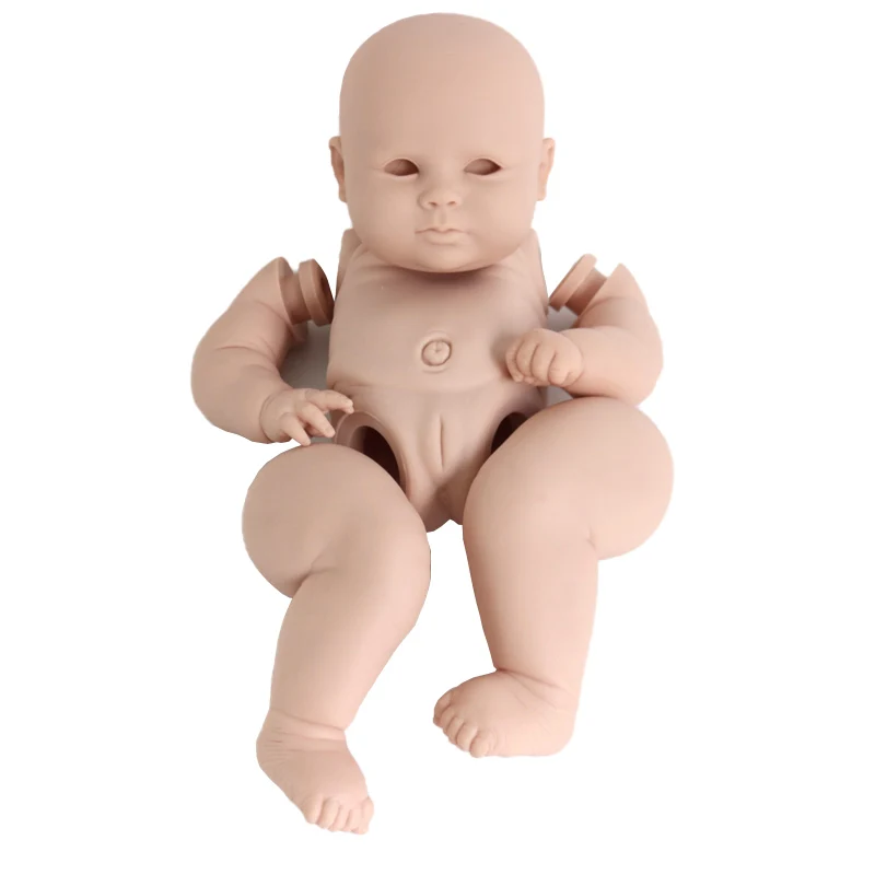 Factory ODM Realistic Full Body 18 inch Bebe Reborn Doll Kit Silicone Reborn Baby Dolls