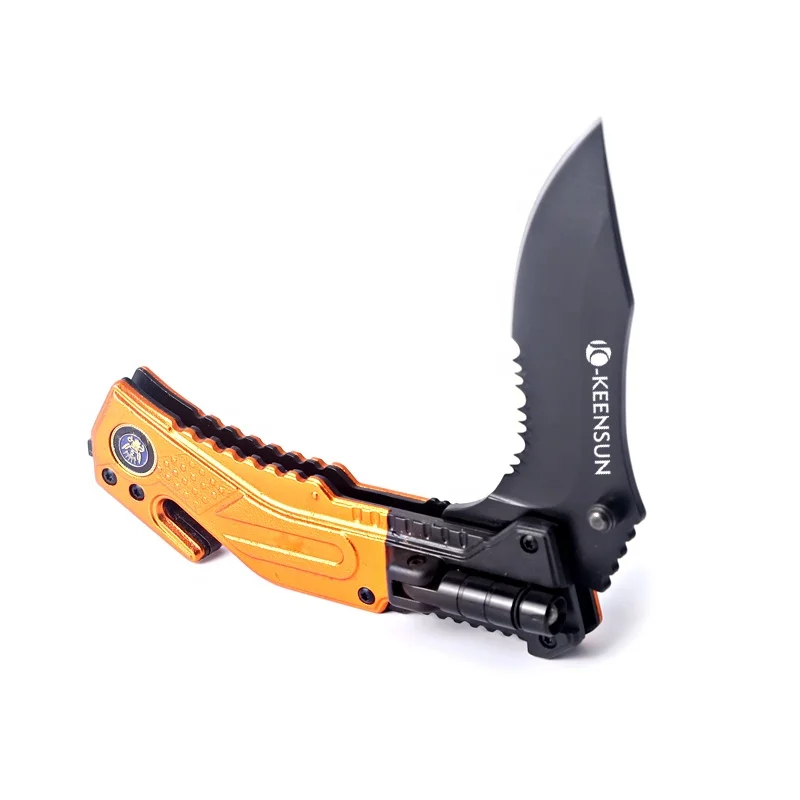 survival folding combat Outdoor camping edc tool pocket  440 stainless steel blade knife