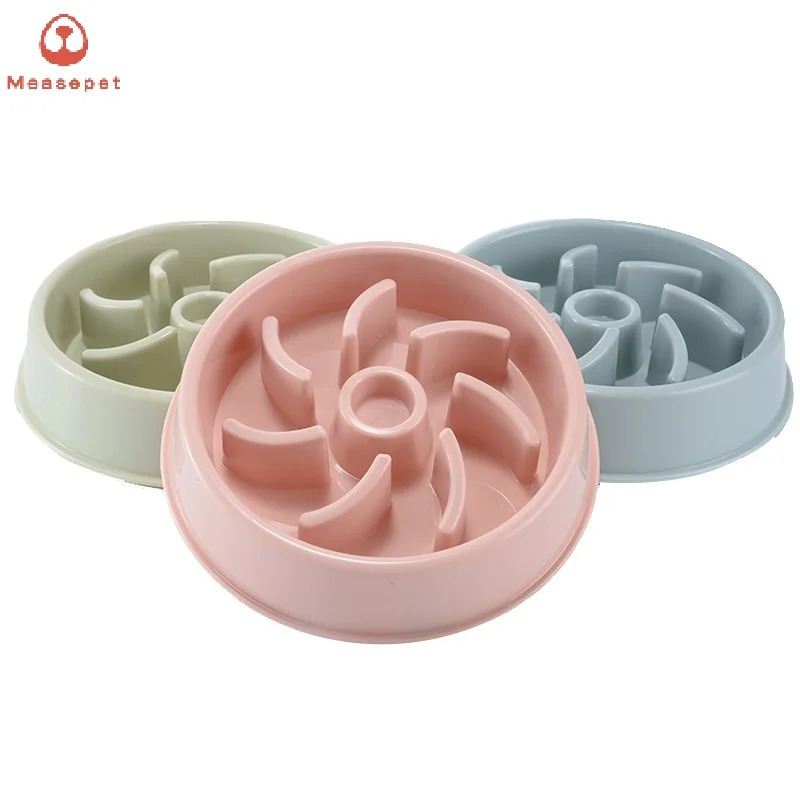 Производитель, новый дизайн, оптовая продажа, многоцветные миски для собак с медленной кормушкой