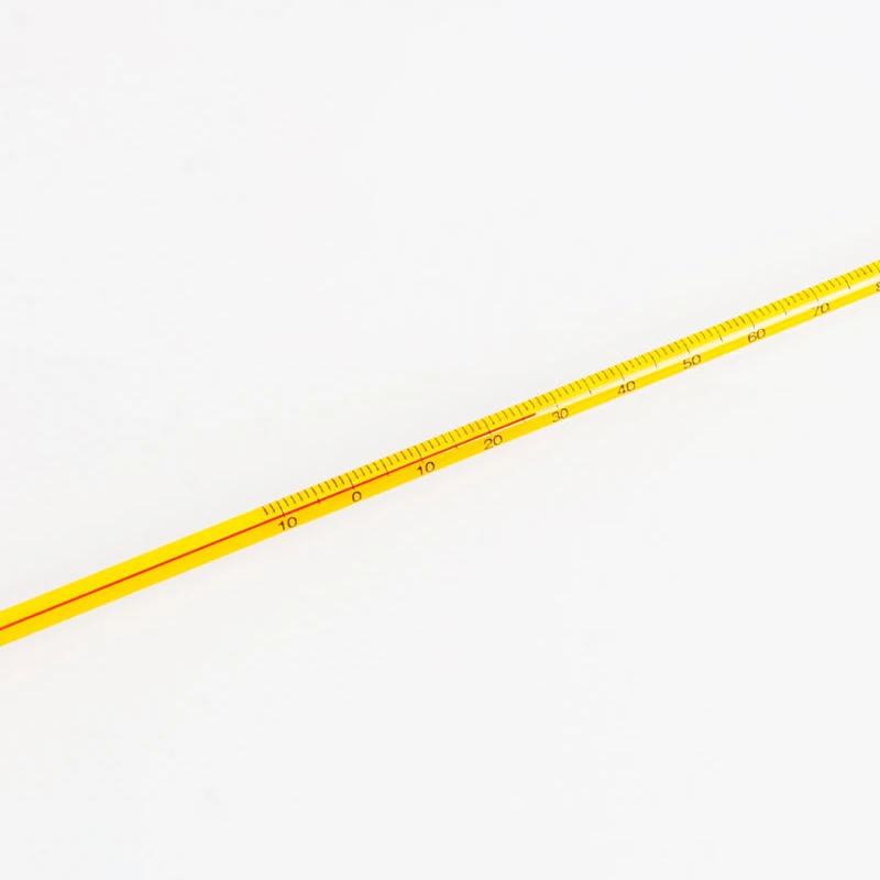 OEM glass tube lab alcohol thermometer price with red liquid