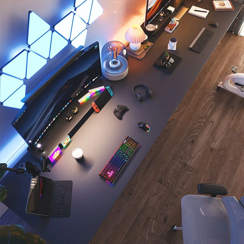 Customize Office Table Dual Motor Luxury Quality Gaming Height Adjustable Sitting Standing Desk