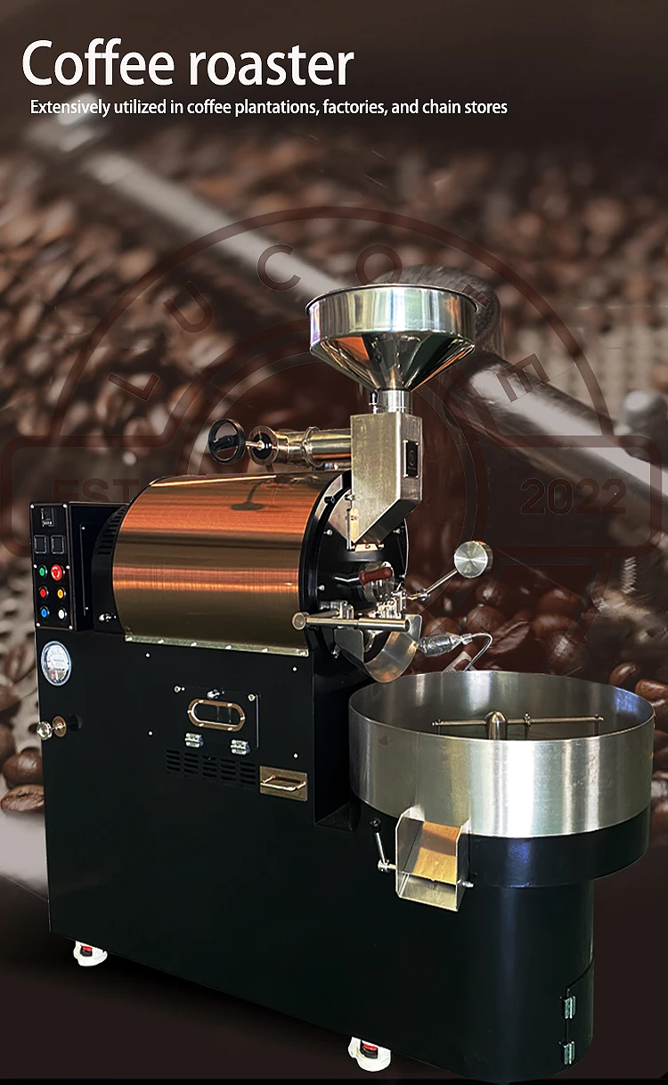 Electric Coffee Roaster for Coffee Roasting Industrial Commercial Peanut Coffee Nut Cocoa Beans Roasting Roaster