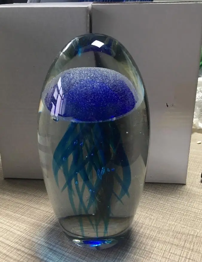 octopus shape for crafts,round glass ball ,animal dolphins shape glass ornament