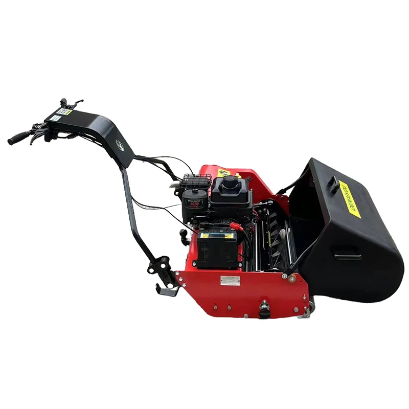 Low Cutting Cylinder Mower High Quality Cordless Single Reel Lawn Mower Best Selling Gasoline Power Greens Mower Manufactured
