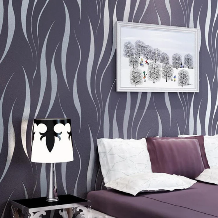 Low MOQ good quality non-woven fabric 3d wallpaper home decoration roll simple european-style luxury non-woven wallpaper 3d