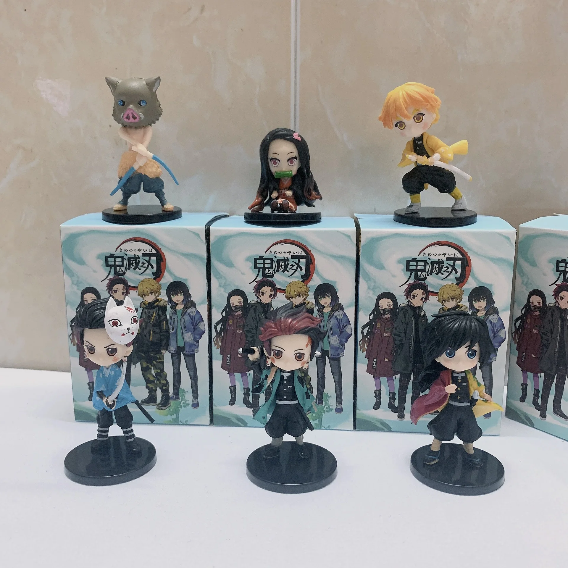 Kimetsu No Yaiba Ручной Работы Рот пин и Чжи моя жена Шань и незуко дверь горелки tanjirou аниме модель Украшение штора коробка