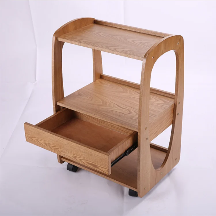 Beauty Salon Equipment Trolley  salon wooden cart