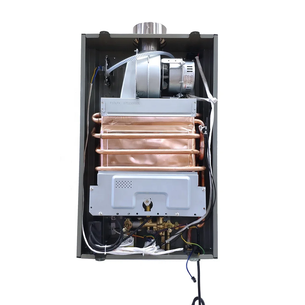 Vangood Wall Hung Natural Tankless LPG Propane Exhaust Type Gas Water Heater 24L