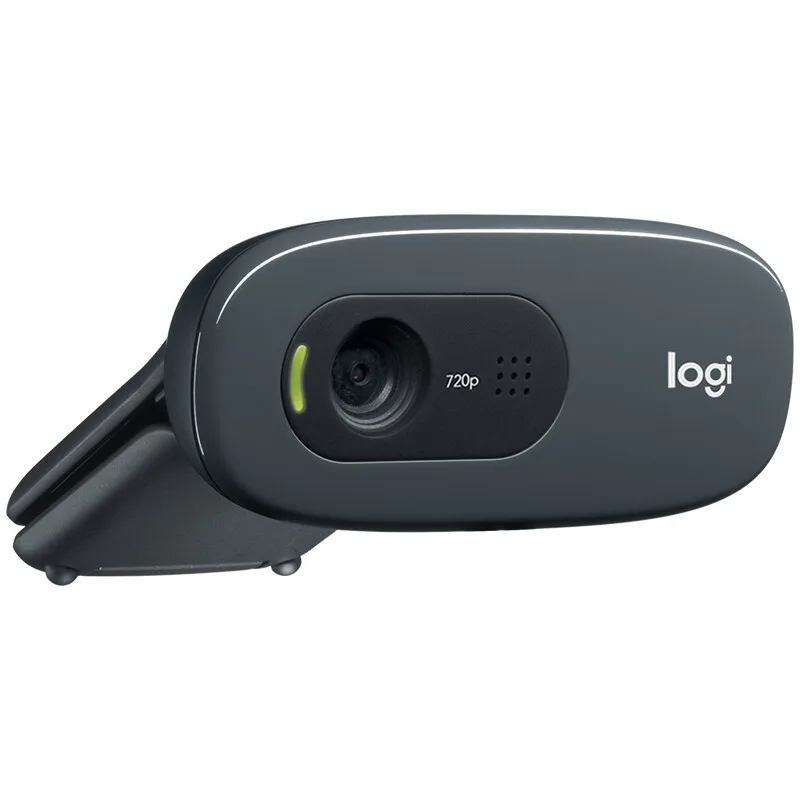 В наличии 100% оригинальная веб-камера Logitech C270 Hd Vid 720p Встроенный микрофон Usb2.0 Мини Компьютерная камера для настольного компьютера