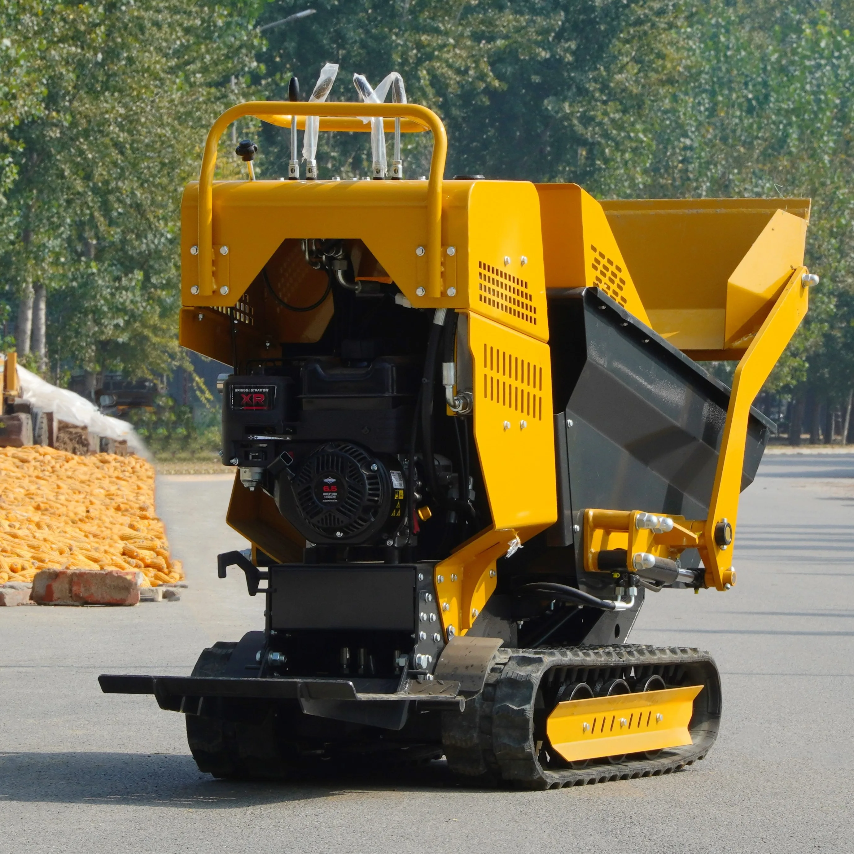 500kg Portable Dumper Mini Transporter Construction Hydraulic Diesel Mini Dumper Truck
