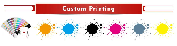 Custom waterproof plastic pvc poker printed playing cards