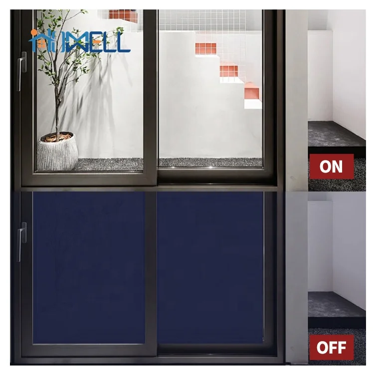 Smart PDLC Shower Doors Privacy Glass Switchable Smart Glass as Projection Screen