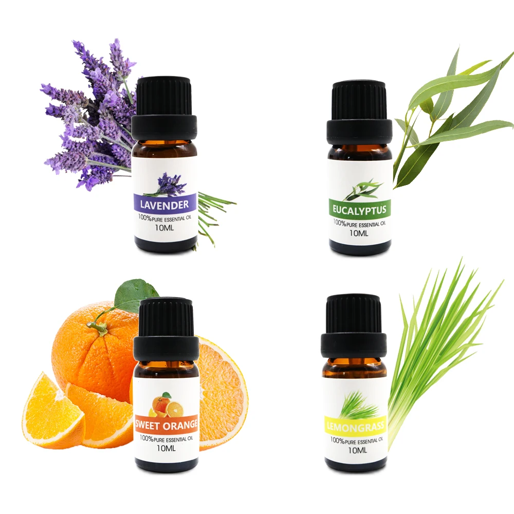 12 kinds flavors 100% Pure Natural Organic Rose Sweet Orange lavender peppermint rosemary Essential Oil  Wholesale