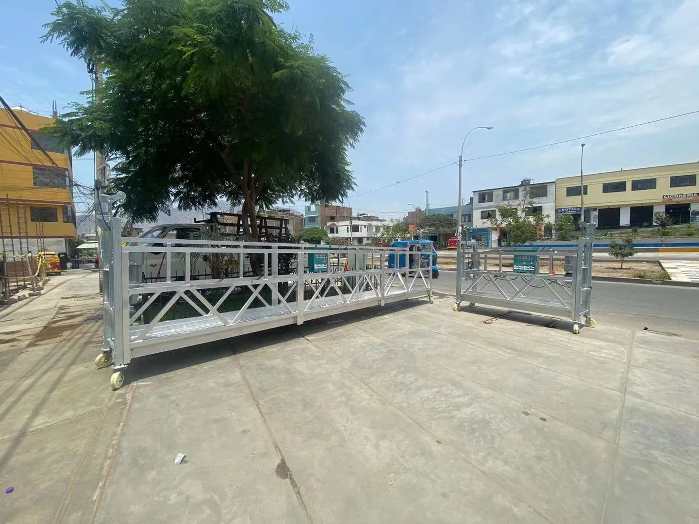 Zlp800 aluminum gondola scaffolding building cleaning equipment