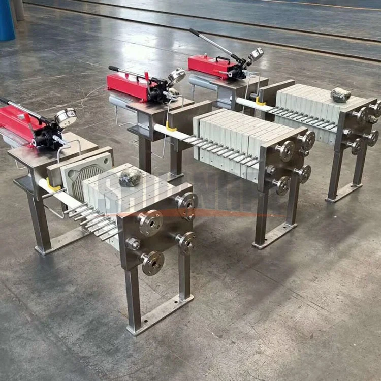 Best Price Small Filter Press Machine, Lab Use Membrane Filter Press Machine