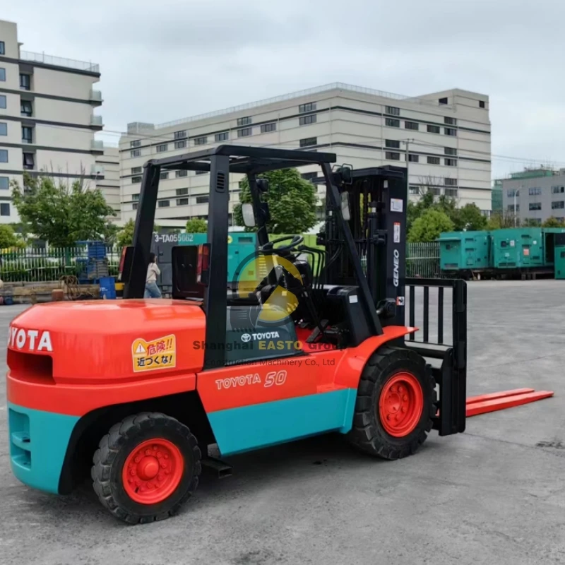 Used Forklift Toyota 7FD50 3TON 4TON 5TON Original Japan Forklift With Original TOYOTA Engine