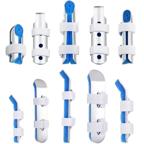 High Quality Metal Aluminum Finger Orthosis Corrector Restoration Medical Finger Splint