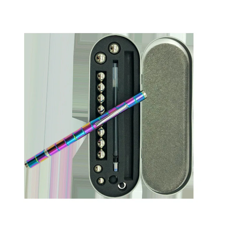 2022 Creative Metal Magnetic Fidget Pen Multifunction Touch Pen for School Office Writing Gifts Stationery