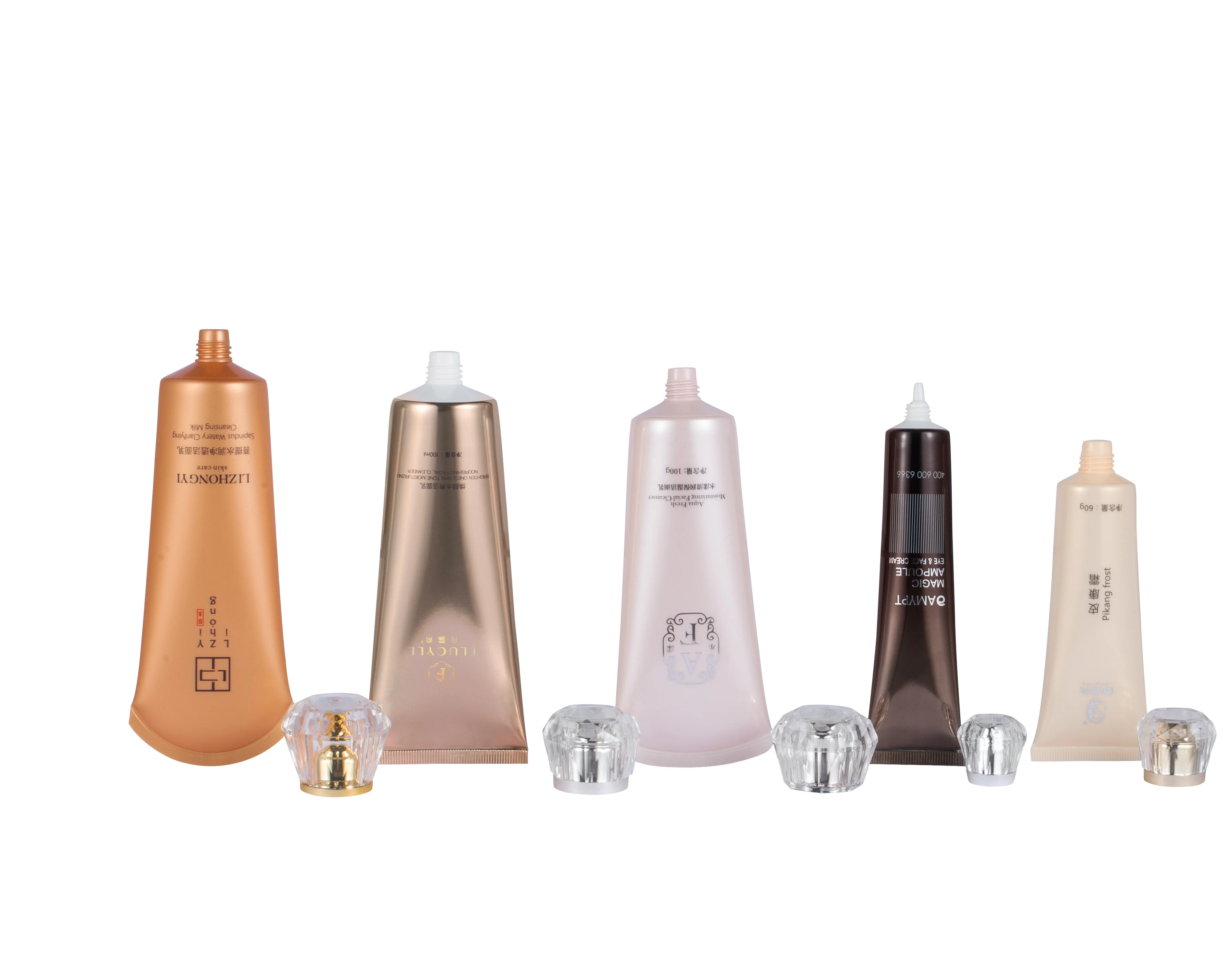 Fresh Flexible Cosmetic Tube with Acrylic Cover