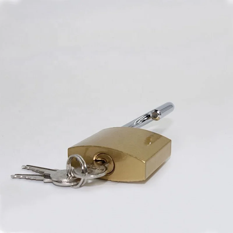 canyu lock factory cheap price imitate brass padlock Hot sale products door lock big small size padlock 32mm yellow lock