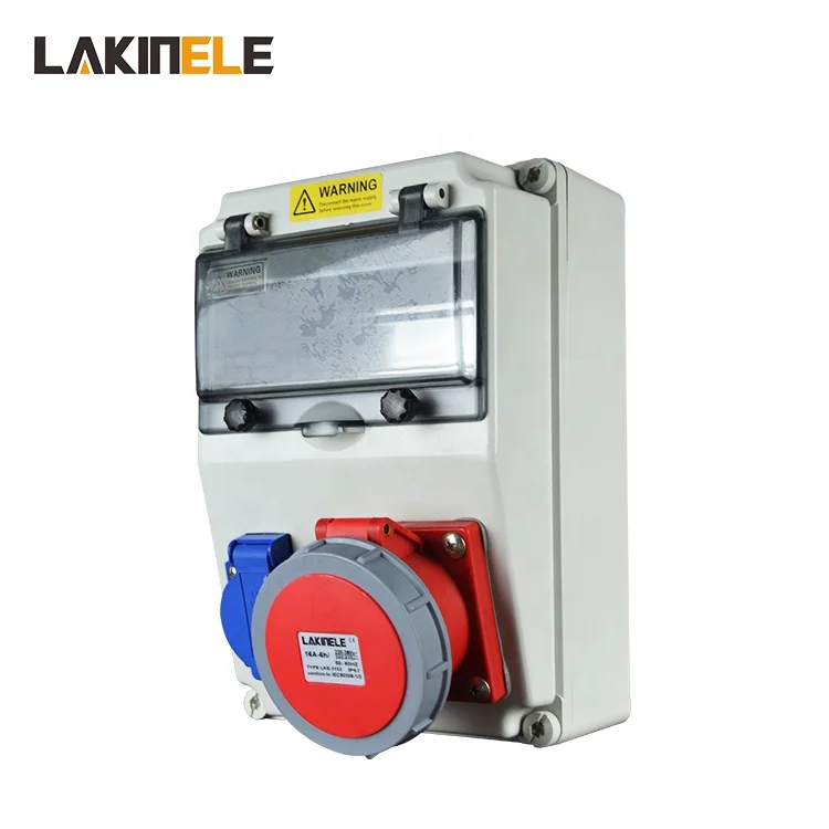  Lakinele RCBO переменного тока Выключатель на открытом воздухе по индивидуальному заказу 3 фазы коробка электросети 