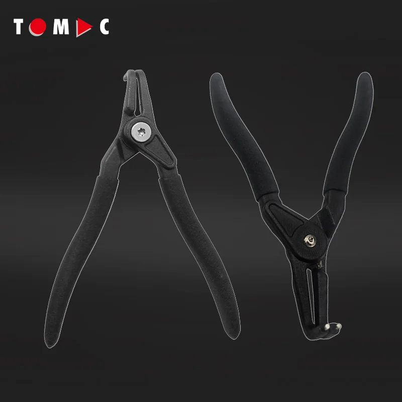 TOMAC Professional Universal Circlip Pliers Heavy Duty Seeger Ring Removal Tool for Mechanical Repair