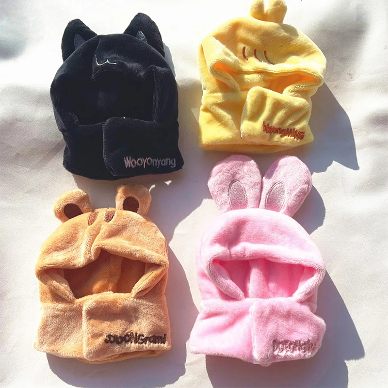 New Kpop ANITEEZ Plush Light Concert Protective Cover Colorful Babg Action Figures Cloth Light Caps Hats 15*12CM