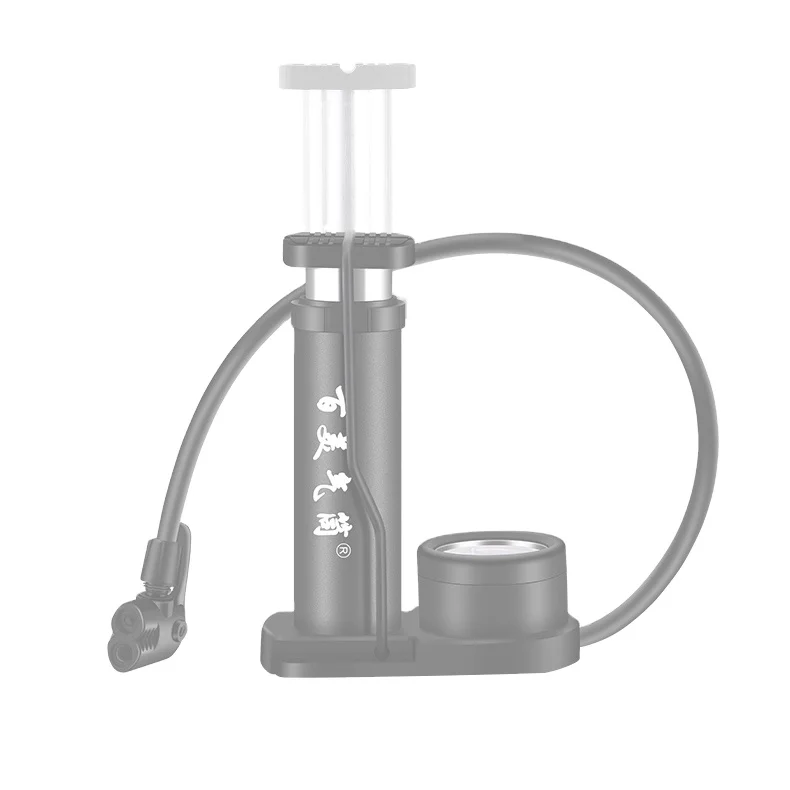 
Hot Sale Bicycle Foot Bike Cycle Mini Tire Air Pump For Bike Mini Portable Air Bicycle Pump Valve Adapter 120 PSI With Meter 