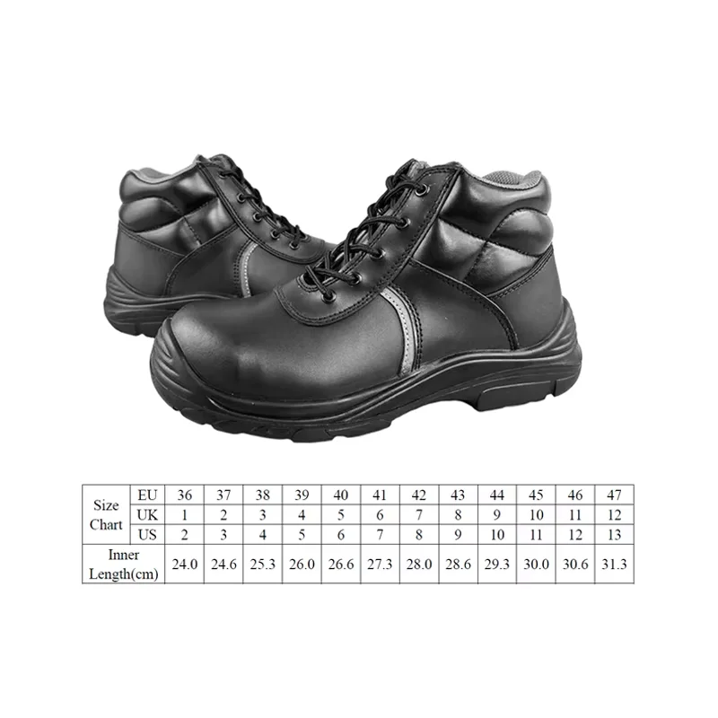 New Product Customization S3 Boots mining Industrial Desert Anti-Smashing Anti-Stab Safety Shoes  For Man With PU Shoes
