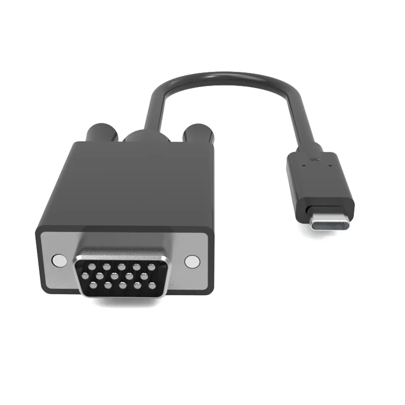creation docking station output type c vers 1.8m usb type c to vga cable adapter