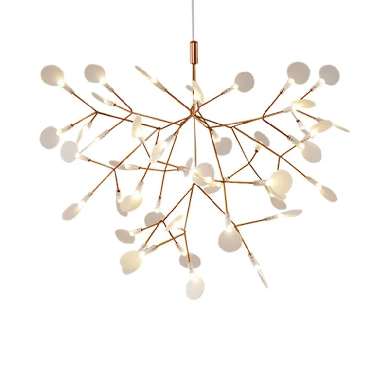 designed Bertjan Pot Heracleum II Led Suspension tree branch chandelier led hanging lamp Firefly Chandelier Light