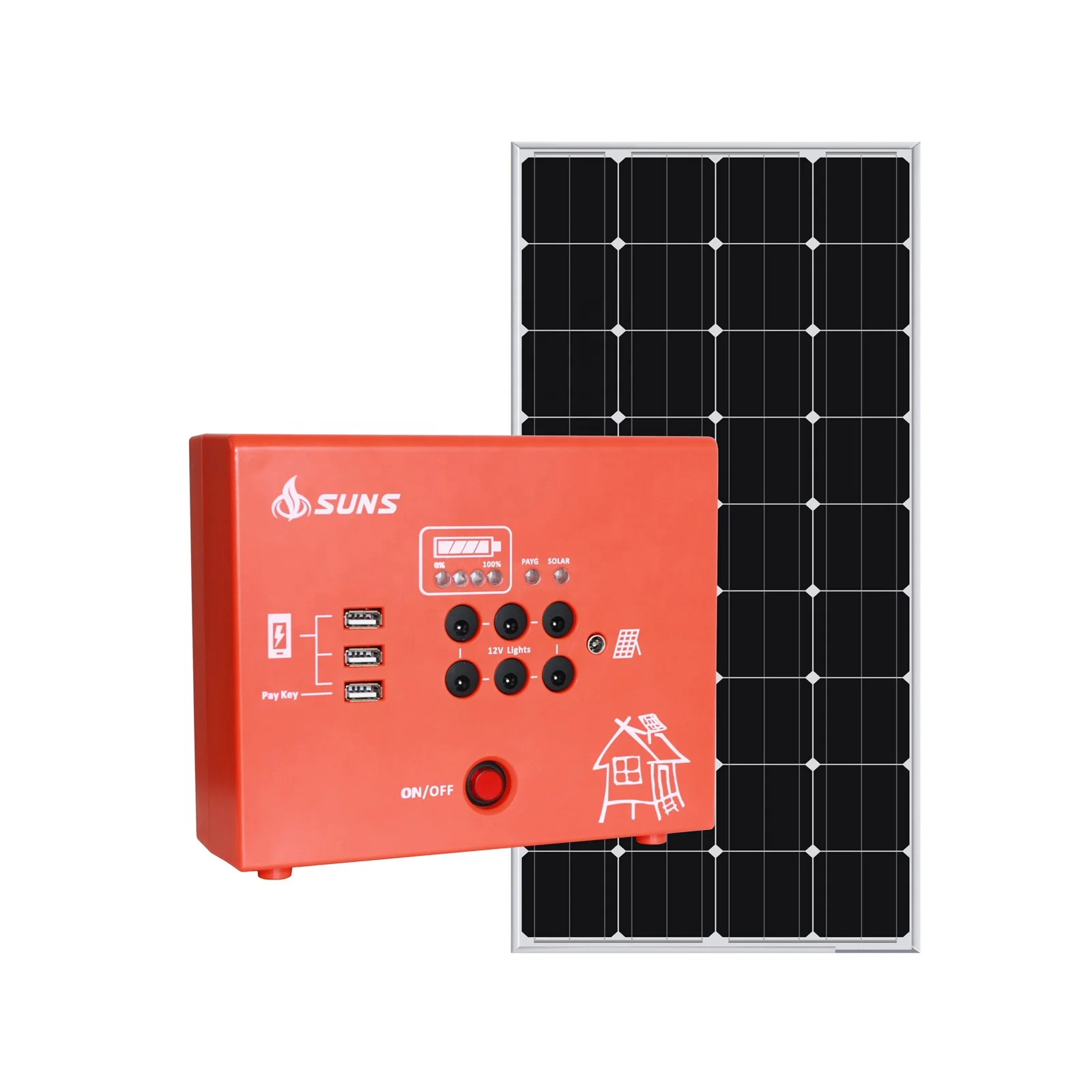 Factory direct sale 2022 high quality solar panel system kit complete 15W 20W home solar power energy system