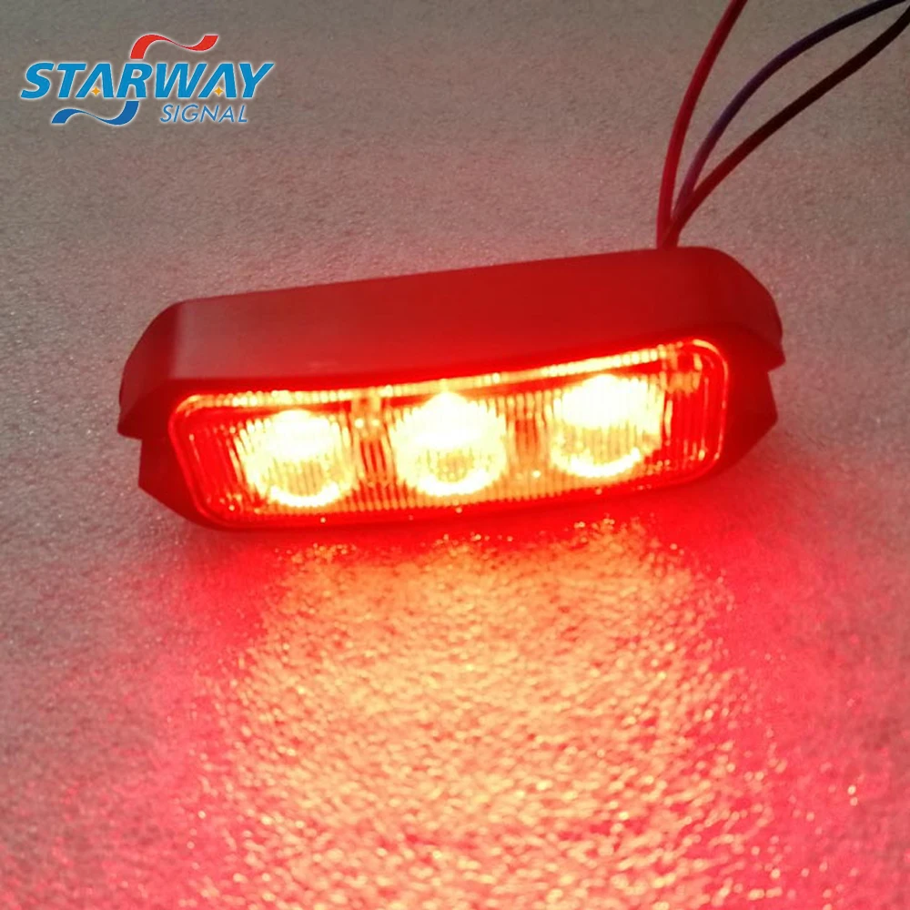 Starway manufacturer supplier factory Led Warning Flashing Lights Car surface mount strobe lights grille lighthead