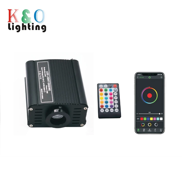 16W RGBW LED Fiber Optic Star Ceiling Light Starlight Headliner Kit For Car / Home Theat