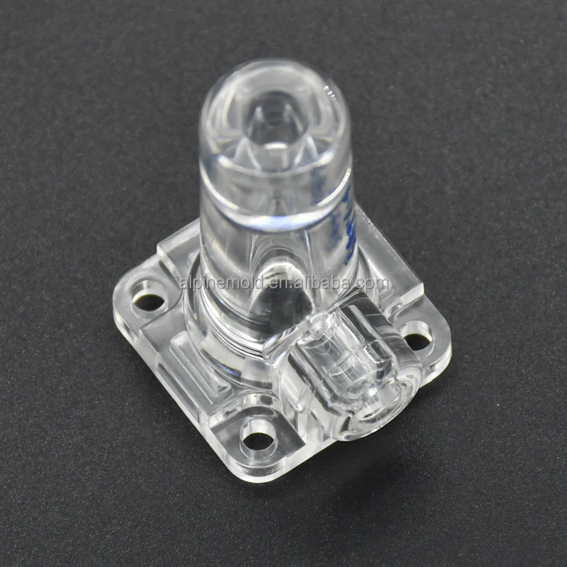 Clear pmma injection molded transparent parts injection molding  for medical device