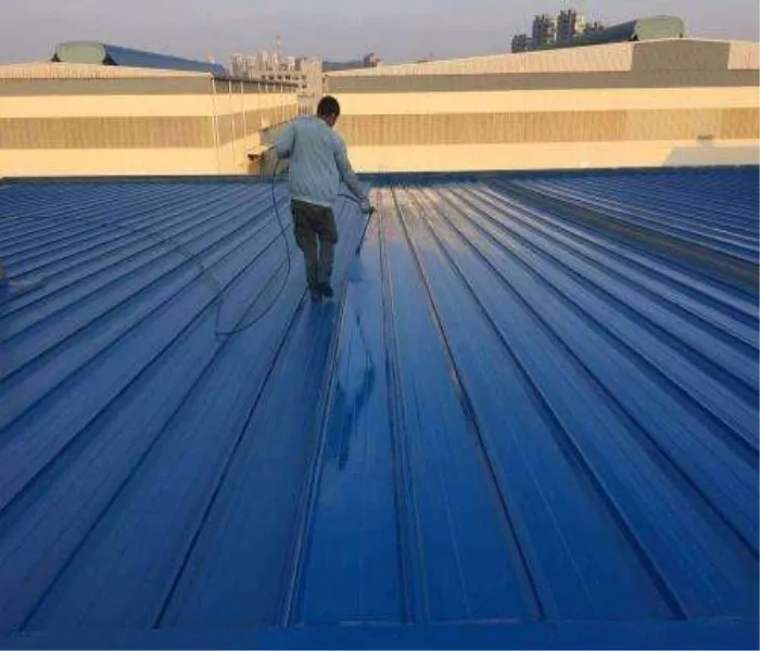 Двухкомпонентное водонепроницаемое полиуретановое распылительное покрытие для крыши