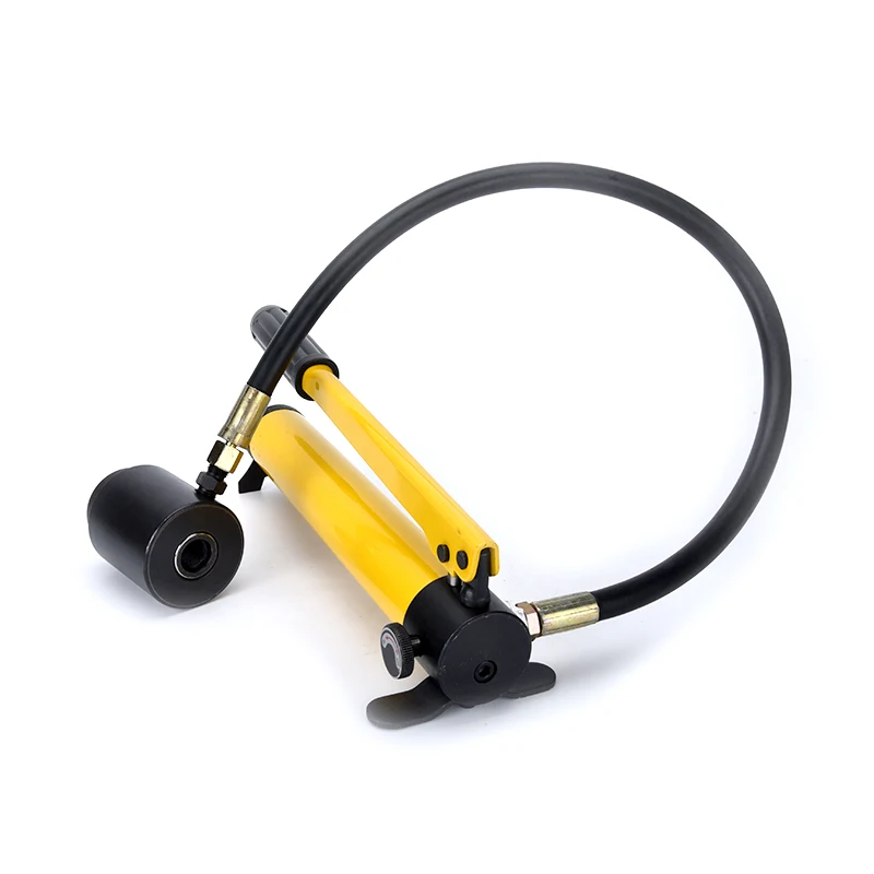 Hydraulic hole making press machine for making holes