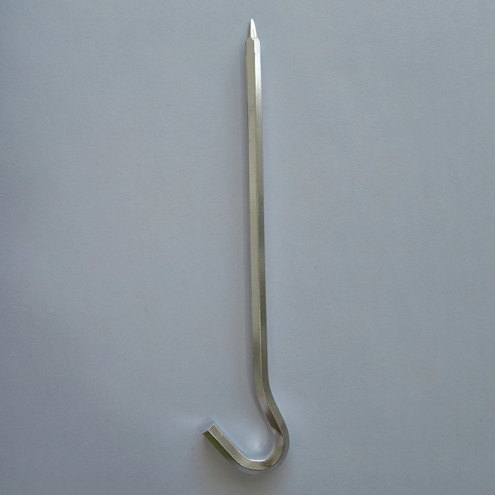 Wholesale Outdoor Camping Sturdy Tent Pegs Aluminum, High Quality Mix Colors Question Mark Tent Pegs